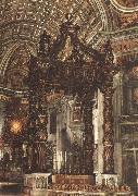 Giovanni Lorenzo Bernini The Baldacchino oil painting